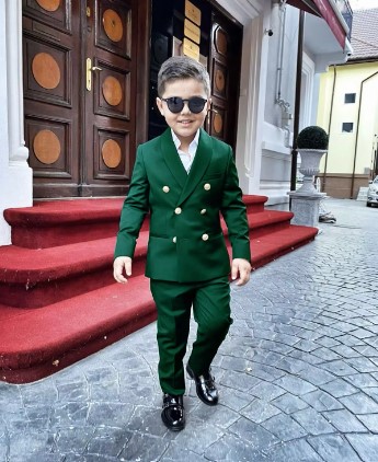 Suit For Boys Wedding Tuxedo 2 Piece Double Breasted Blazer