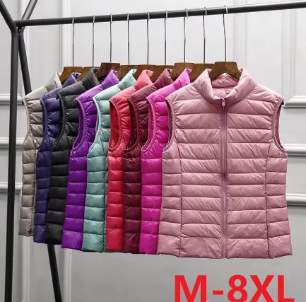 2023 White Duck Down Jacket Women Vest Autumn Winter