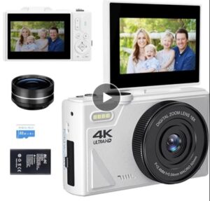 4K Camera for Photography 18X Digital Zoom Video Vlogging