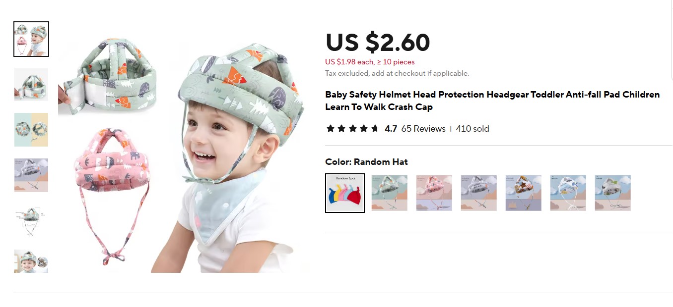 Baby Safety Helmet