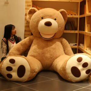 Big size super unstuffed big Soft Bear skin Toy Giant Bear