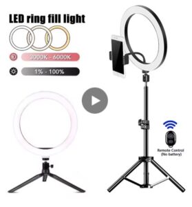 LED Selfie Ring Lighting Photographic Selfie Ring Lamp USB