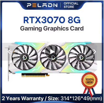 PELADN RTX 3070 8G Graphics Card GDDR6 GPU NVIDIA