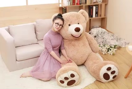 130cm Huge big America bear Stuffed animal teddy bear