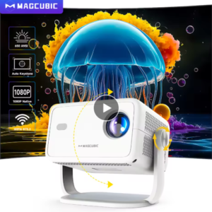 Magcubic L018 360° Projector – Native 1080P, 650ANSI, 4K Support, Android 11 Smart Projector