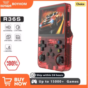 BOYHOM NEW R36S Retro Video Game Console Linux 3.5 Inch